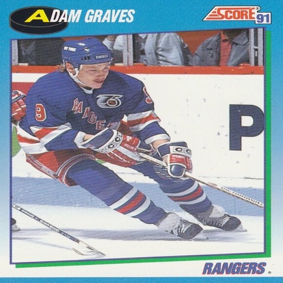 Adam Graves NYR Hockey Card Collection - Picture 7 of 7
